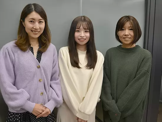 先輩社員たちと話し合いながら、技術を高めていきましょう。