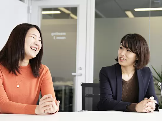 研修中はもちろん、就業後もアドバイザーが手厚くサポート♪悩みや要望があればいつでも相談してください！
