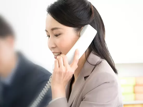 私たちは縁の下の力持ち的な存在。入社後はしっかりサポートします！