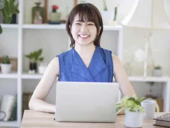 テレワークでの勤務が可能です！