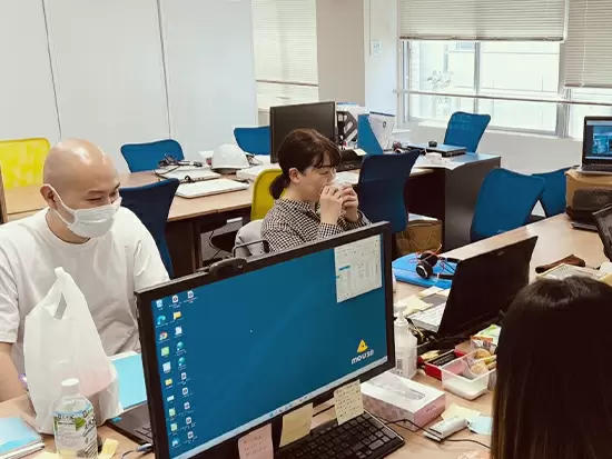 PCでの業務がメインです！未経験からしっかりスキルを身に付けながら活躍することができます！