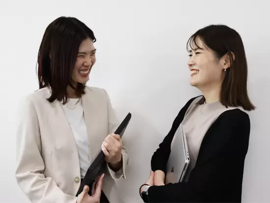 未経験入社の先輩がたくさん！社員同士の距離が近く、分からないことがあってもすぐに質問できます。