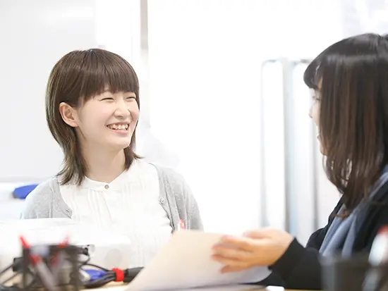産休・育休制度の取得実績が多数あり、取得後の職場復帰も可能です！家庭と両立をすることができますよ。