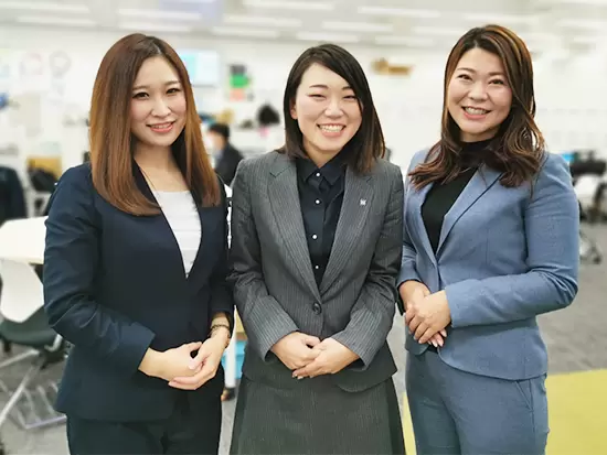 新ルーキー制度により、入社から14ヵ月間は先輩が手厚くサポートするので安心♪