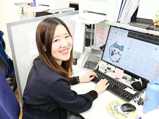 スグに覚えられる簡単な事務のお仕事です。