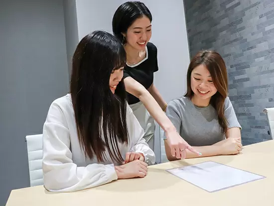 手厚い研修によりスキルアップは間違いナシ！