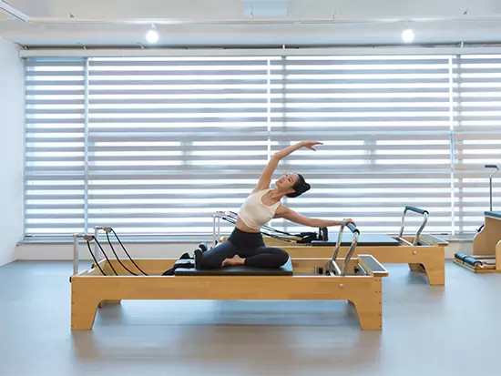 新規事業はマシンピラティス専門店「プラットピラティス」