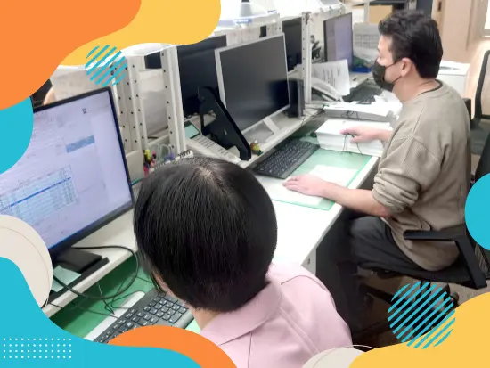 周囲のベテランスタッフにいつでも頼れる環境！営業から感謝されるやりがいある仕事です。