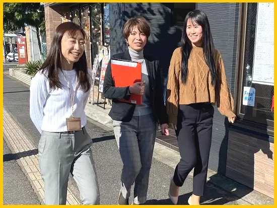 ★同行シーン。あなたが独り立ちできるまで、しっかりフォローいたしますのでご安心ください♪