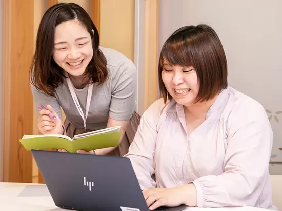 入社後は周りのスタッフがフォローしますのでご安心ください♪