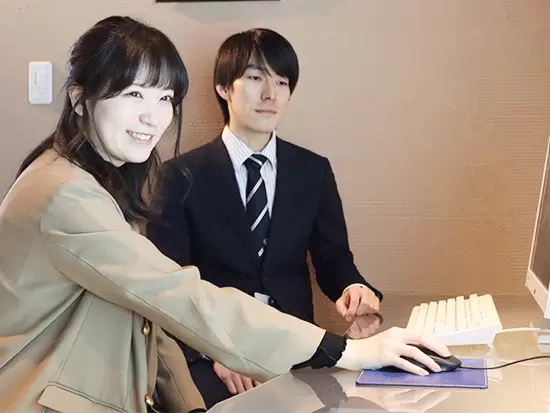 業務に関する知識・スキルは先輩社員がしっかりフォローします！