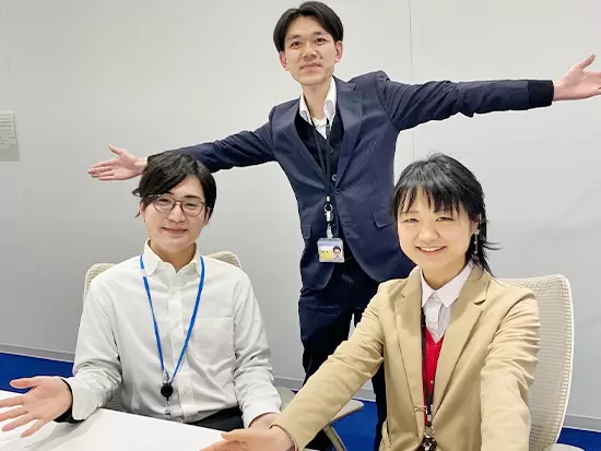 セキュリティの関係で施設はお見せできませんが、好奇心旺盛なあなたをお待ちしています！