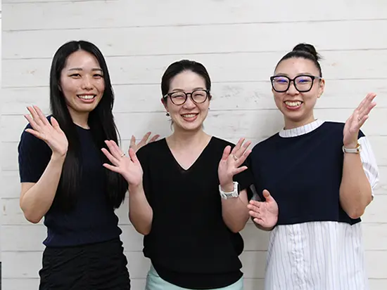 “お客様の笑顔を作る”やりがいのある仕事を、長く続けられる環境です。