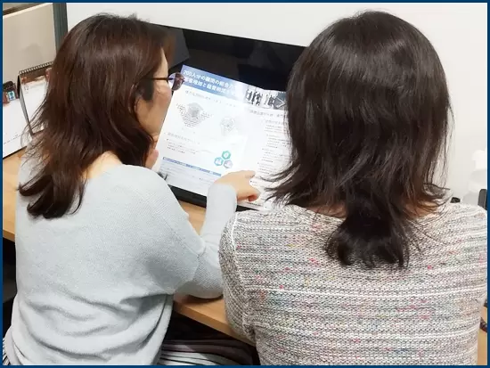 チームで業務分担をしているため、無理なく働いていただけます。