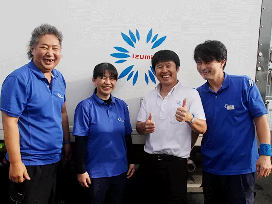 社員同士の仲の良さが特徴。幅広い年代の社員が働いています！