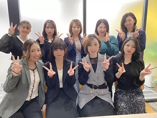 20代が多いから社員同士の仲もよく、コミュニケーションも活発です。