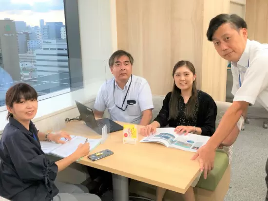 社員間の距離も近く、働きやすさ抜群です。
