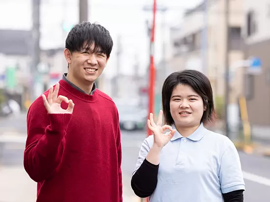 施設はいつも笑顔が絶えません。当社の強みは間違いなく「人」だと言えます！