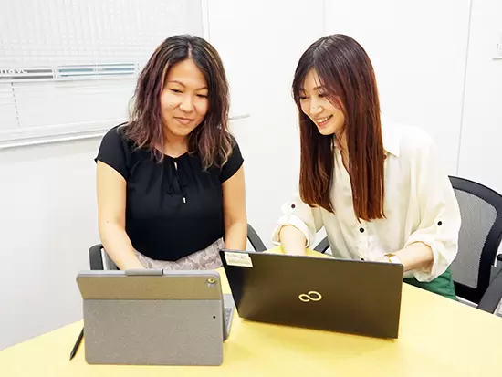 美容や健康に関心の高い20～30代が活躍中。情報交換も日常的に行っています♪