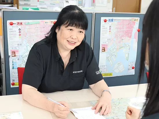 お客様からの質問には、社員皆が丁寧にお答えしています！