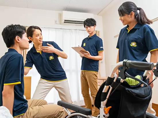 先輩・上司とも連携が取りすい環境。悩みや不安もすぐに周りに相談できますよ。
