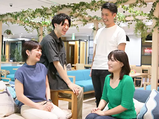 ＊平均年齢28歳＊同世代の社員が多く、コミュニケーションも盛んです。