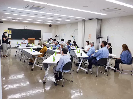 定期的にハラスメント・安全研修を行う当社。従業員が理解を深められる環境づくりを心掛けています。