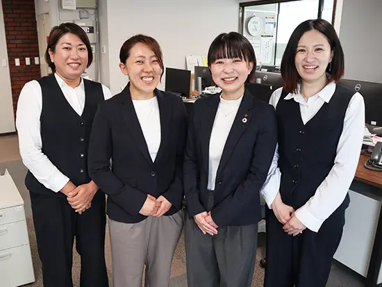 女性の採用に力を入れています！産育休取得＆復帰実績もあり、長く働ける環境です。