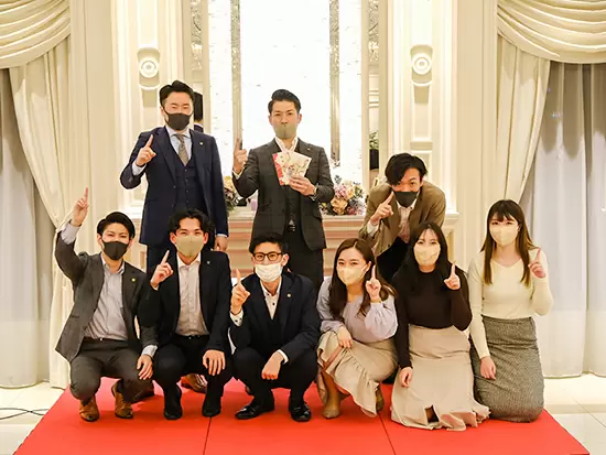 去年の達成会の様子です。社内イベントも盛り沢山！