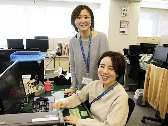 雰囲気の良さも当社の特徴♪メンバー同士、フランクに関わっています！