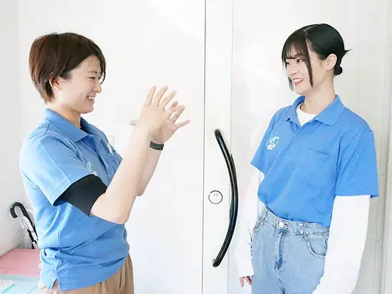 残業はほぼなく、メリハリをつけて働けるから腰を据えて働き続けられます！
