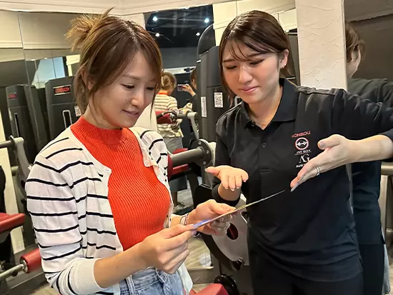 お客様に寄り添った対応が、トレーナーも店舗開発も大事です◎