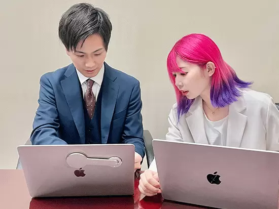 入社後研修が終わった後も、気軽に相談できる環境です◎