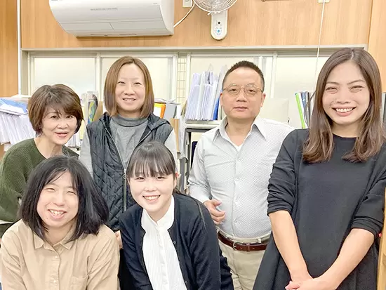 メンバー同士の距離も近く、質問もしやすい環境があります◎