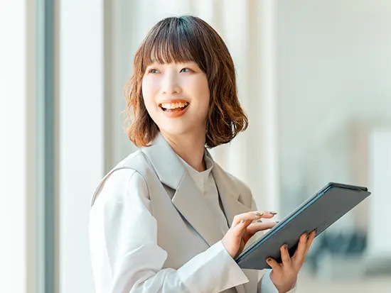 残業月平均5h以内。メリハリをつけて働ける環境なので、残業はほとんど発生しません！