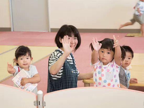 社員のお子さんを預ける託児所があります♪