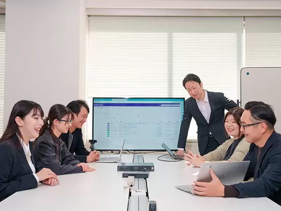 男性／女性ともにいきいきと働ける環境を整備。残業も少なめなので、プライベートも安心して過ごせます。