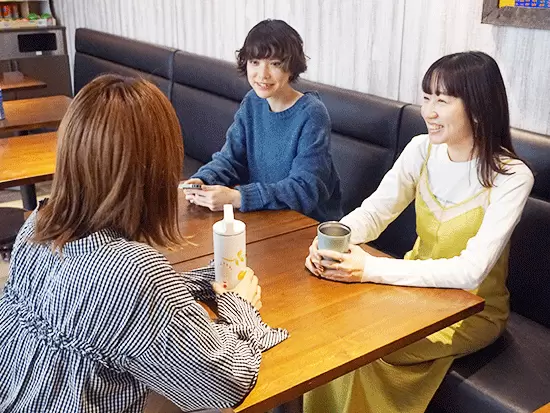 カフェスペースもあるため、休憩もゆっくりできちゃう☆