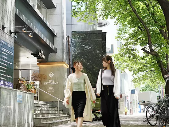 会社も恵比寿にあることから仕事終わりなども、そのままお出かけもできます。
