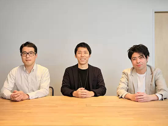 当社の役員陣。直属の上司として一緒に働く事も◎