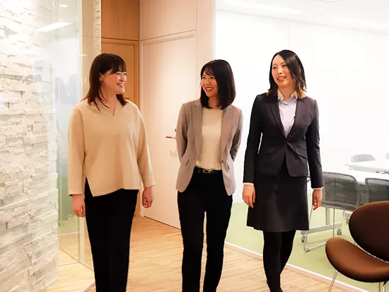 全員が働きやすさを実感する環境をつくっています。