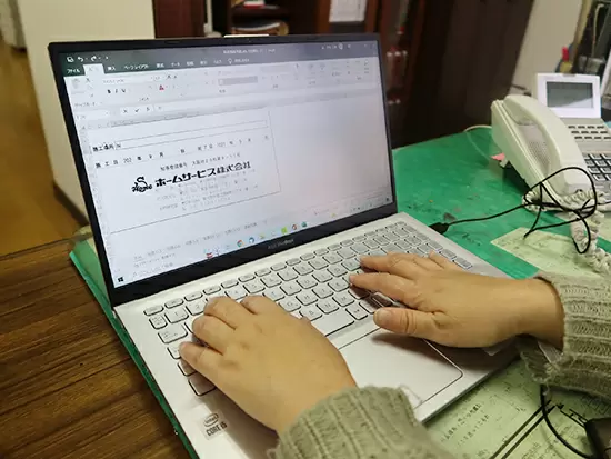 まずはexcelへの入力業務など簡単な作業からスタートします♪