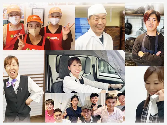 当社ではさまざまな職種で、たくさんのスタッフが活躍しています！
