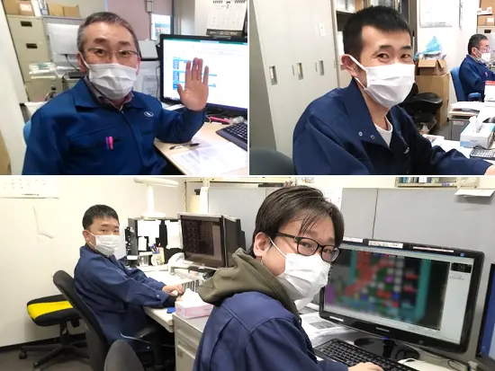 開発スタッフさんたちです。気さくな人ばかりですよ。