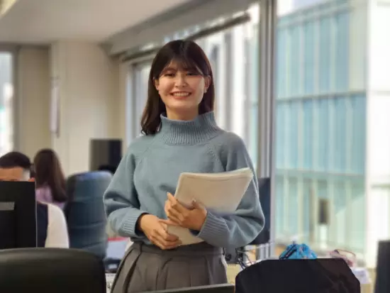 分からないことは何でも聞いてください！ 頼れる先輩があなたをサポートします！