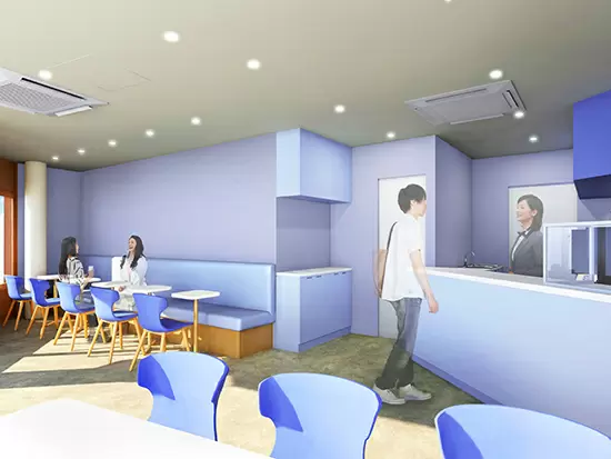 同じ自社ビル内でカフェ＆ネイルサロンも運営！社員特典もあり◎