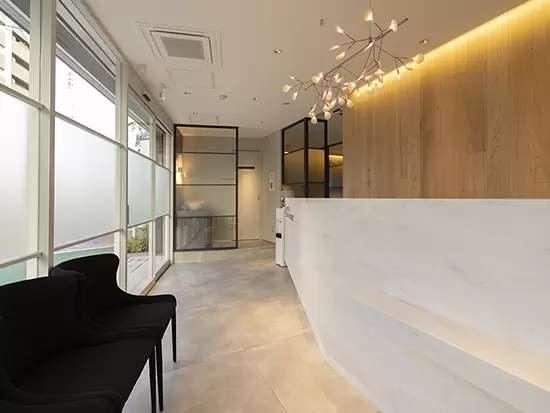 2021年に移転したばかりのクリニックなので、綺麗な院内で働けます。