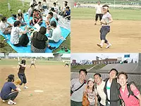スポーツ好きの仲間たちが集まっています。
