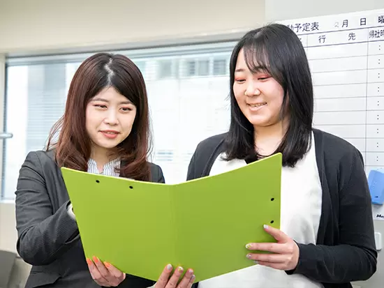 充実した研修制度有り◎未経験の方も先輩社員が丁寧に指導していきます！