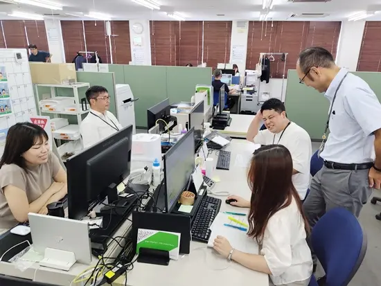 チームワークを大切にする当社。困ったことや悩みも気軽に相談できる環境です。